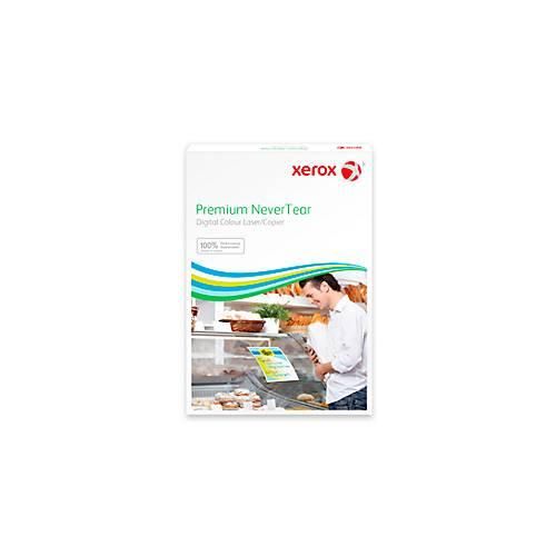 Klebefolie Xerox Premium NeverTear, SRA3, 53 µm, glänzend, weiß, 50 Blatt