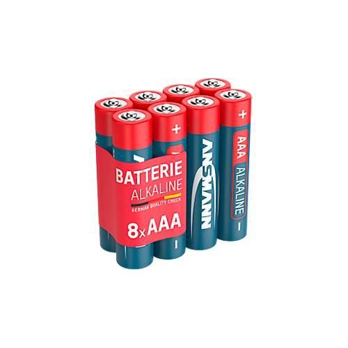 Ansmann Alkaline-Batterien Micro AAA, 8 Stück