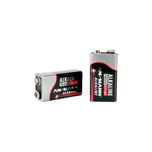 Ansmann Alkaline Block E Batterien, 9 Volt, besonders lange Lebensdauer, 1 Stück