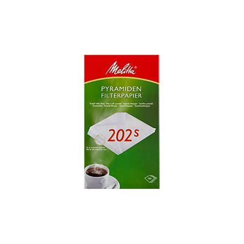 Melitta Pyramiden-Filterpapier 202S, 100 Stück