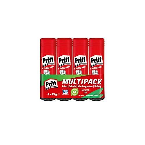 Klebestift PRITT, 4-er Pack, 43 g pro Stift