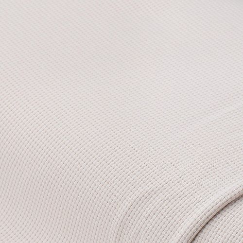 Baumwoll-Waffeljersey, ecru