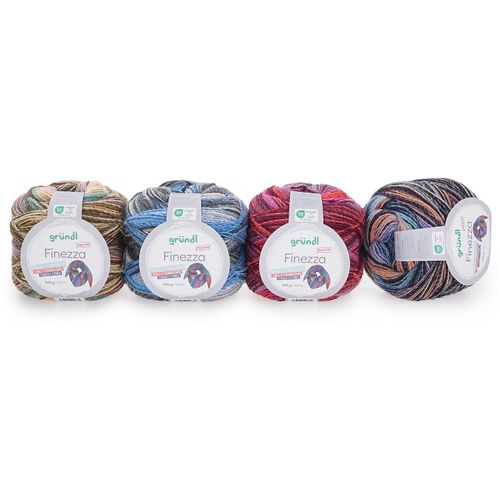 gründl Wolle Finezza Garn-Set