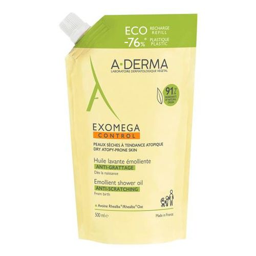 A-DERMA EXOMEGA CONTROL Duschöl rückfettend refill 500 ml