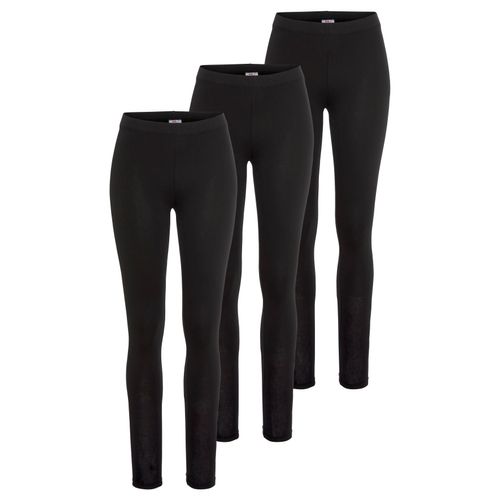 Leggings FLASHLIGHTS Gr. 50, N-Gr, schwarz Damen Hosen Basics