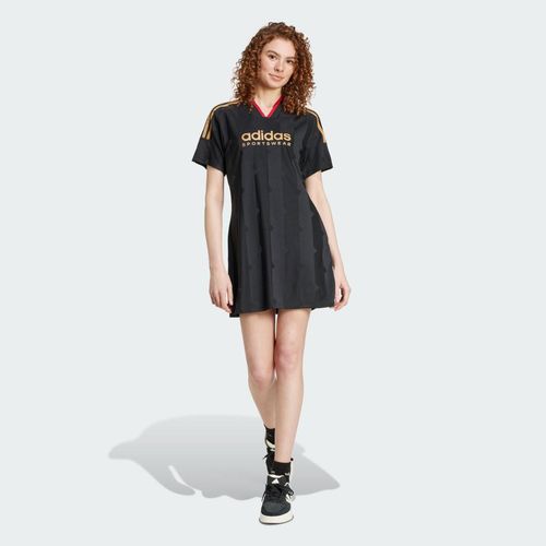 Tiro Cut 3-Streifen Jacquard T-Shirt-Kleid