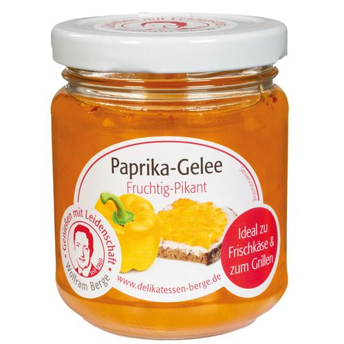 Paprika-Gelee Gelb Fruchtig-pikanter Brotaufstrich