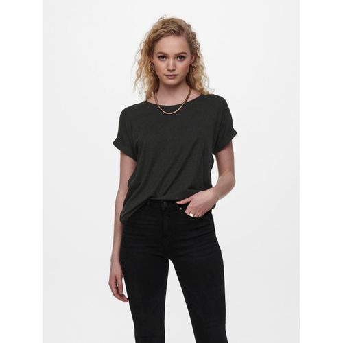 ONLY T-Shirt »ONLMOSTER S/S O-NECK TOP NOOS JRS«, mit Aufschlag am Arm