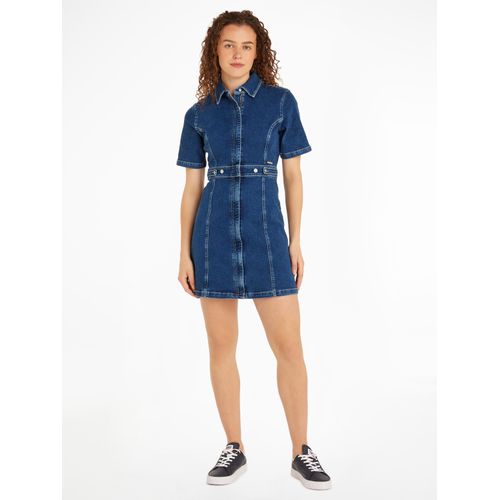 Tommy Jeans Blusenkleid »FLARED SS DRESS CH4253«, in modischer Flared Form