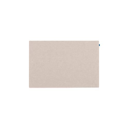 Akustik-Pinboard Board Up, Absorptionsklasse C, Stärke 24 mm, Textil & Recycling-PET, beige, B 1000 x H 750 mm