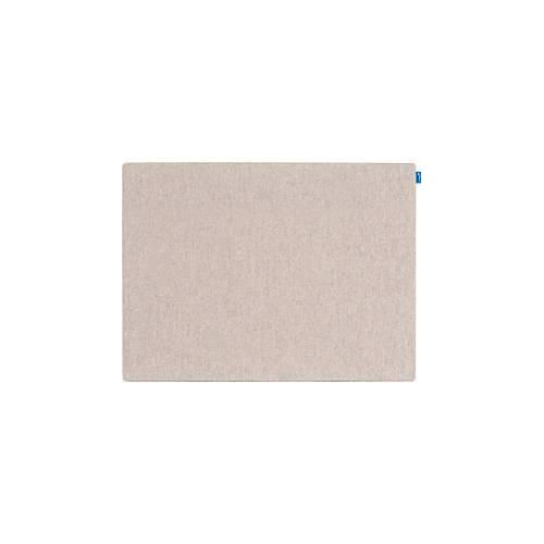 Akustik-Pinboard Board Up, Absorptionsklasse C, Stärke 24 mm, Textil & Recycling-PET, beige, B 500 x H 750 mm