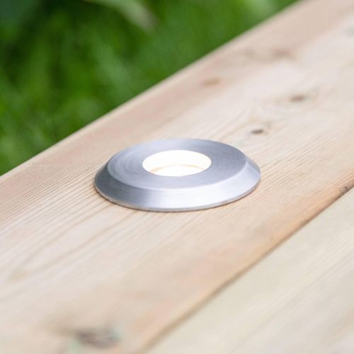 Garden 24 Decklight, silber, Licht oben, 3W