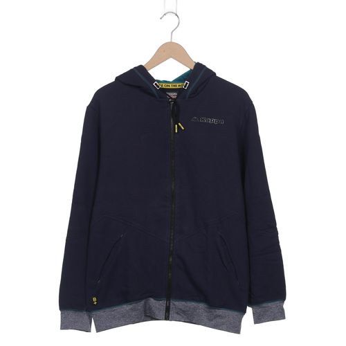 Kappa Herren Kapuzenpullover, marineblau, Gr. 54