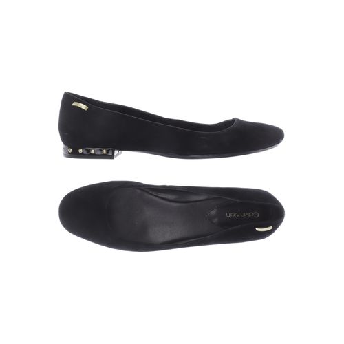 Calvin Klein Damen Ballerinas, schwarz, Gr. 41