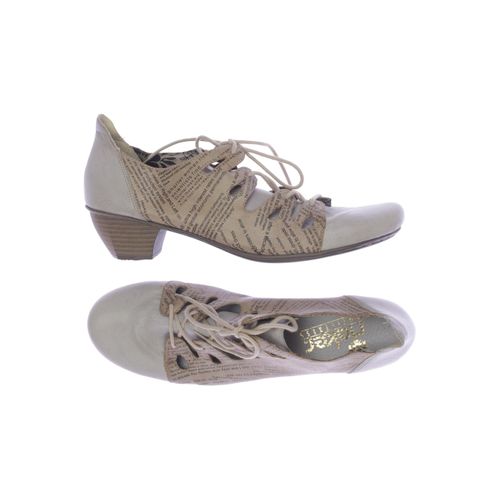 Rieker Damen Halbschuh, beige, Gr. 41