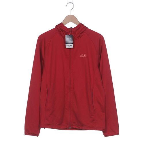 Jack Wolfskin Damen Kapuzenpullover, rot, Gr. 48