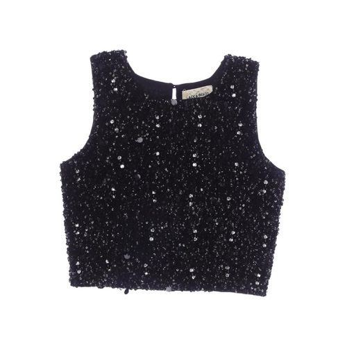 lace beads Damen Top, schwarz, Gr. 34