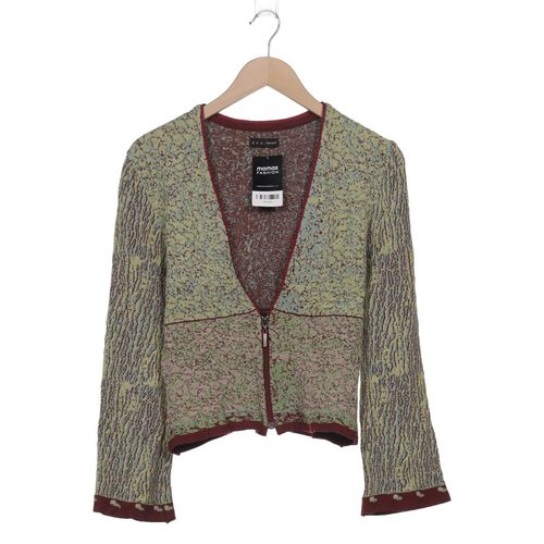 Eva Claudi Damen Strickjacke, hellgrün, Gr. 36