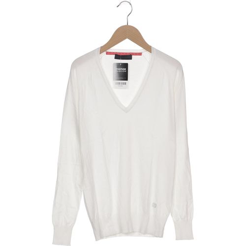 Trussardi Damen Pullover, weiß, Gr. 34