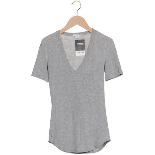 James Perse Damen T-Shirt, grau, Gr. 36