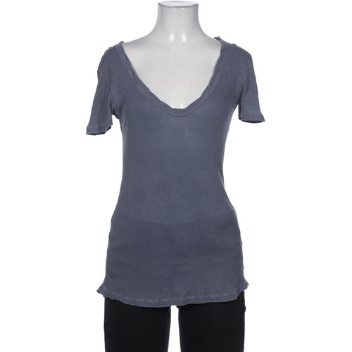 James Perse Damen T-Shirt, marineblau, Gr. 2