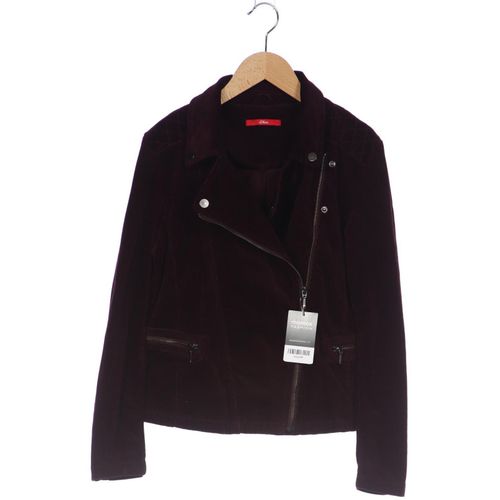 s.Oliver Damen Jacke, bordeaux, Gr. 38