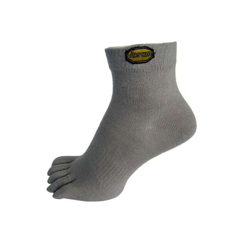 Vibram Unisex Mid Zehensocken grau