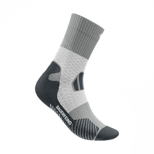 Bauerfeind Sports Damen Trail Run Mid Cut Socks grau