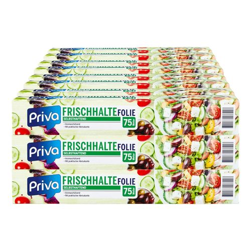 Priva Frischhaltefolie 75 m, 24er Pack
