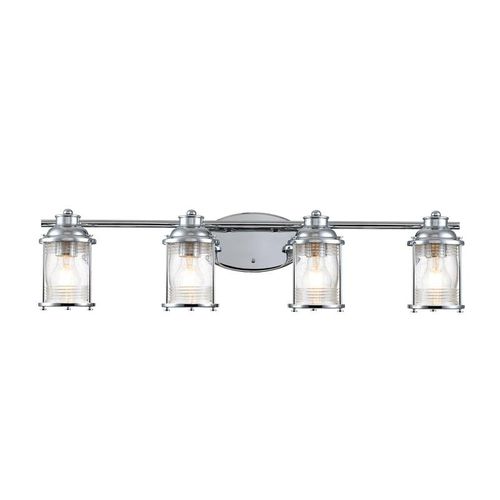 Elstead Lighting Ashland Bay Wandleuchte 4-flammig, QN-ASHLANDBAY4-PC-BATH,