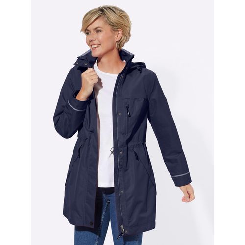 Funktionsjacke CASUAL LOOKS, Damen, Gr. 38, blau (marine), 100% Polyester, unifarben, Langarm, Jacken