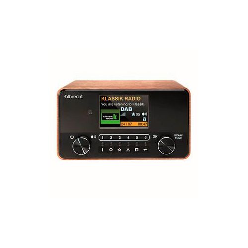 Albrecht DR 866 Senior Radio braun, schwarz