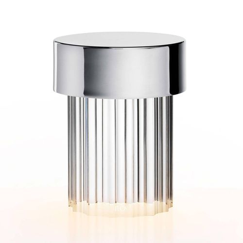 FLOS Last Order LED-Tischlampe gewellt IP55 stahl