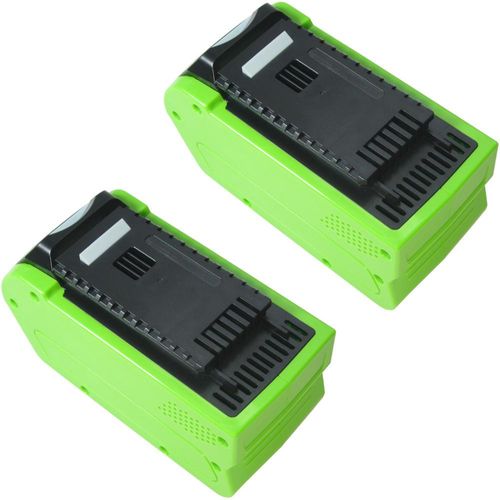 2x Trade-Shop Li-Ion Akku 40V / 3000mAh für Cramer 40PS 40HD61 40PHA, PowerWorks 40V-System PD40CS40 P40GC, Allett Liberty 35 43 Spindelmäher