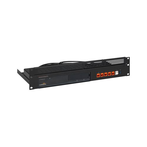 Rackmount.IT RM-CR-T1 - Montagesatz für Netzwerkgeräte - Rack montierbar - Schwarz, RAL 9005 - 1.3U - 48.3 cm (19