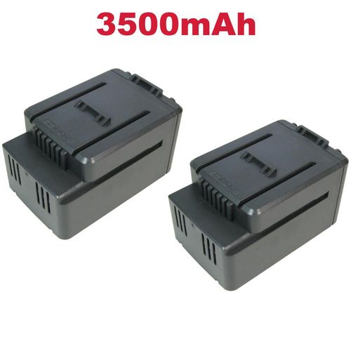 2x Trade-Shop Li-Ion Werkzeug-Akku 40V / 3500mAh kompatibel mit Worx WG191, WG291, WG391, WG591, WG771, WG772, WG773 / Rasenmäher-Zubehör