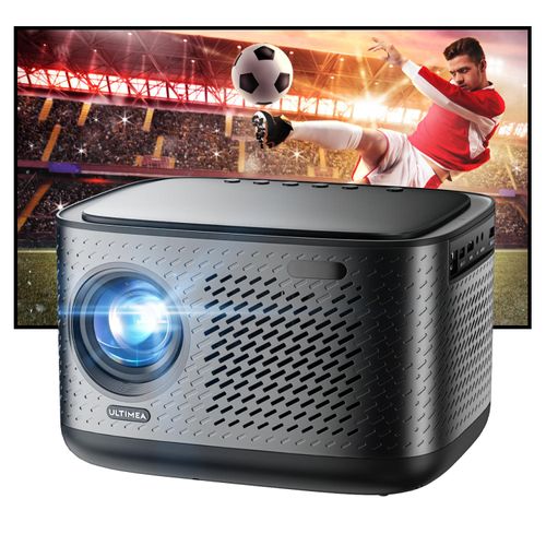 ULTIMEA Beamer 4K Heimkino Unterstützt(Full-HD, 700 ANSI-Lumen), Linux mit Netflix, Dolby Audio, Apollo P50 Smart Serie Projektor