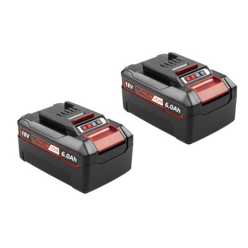 2x Trade-Shop Li-Ion Akku 18V / 6000mAh / 108Wh kompatibel mit Einhell PXC Power X-Change System Werkzeuge Gartengeräte Elektrowerkzeuge