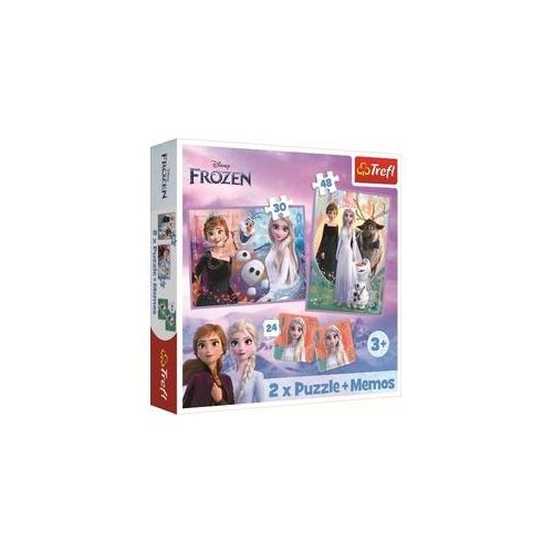 2 in 1 Puzzles + Memo Disney Frozen 2