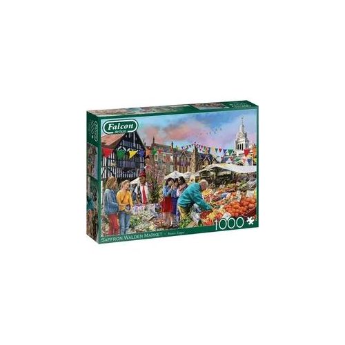 Jumbo 1110500241 - Falcon, Franco Zappa, Saffron Walden Market, Puzzle, 1000 Teile