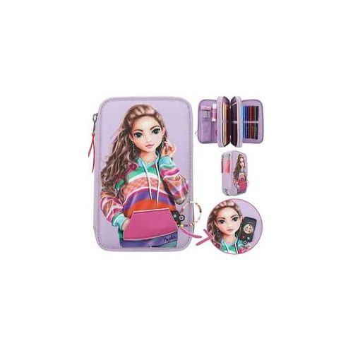 TOPModel 3 Fach Federtasche mit appliziertem Smartphone JOY