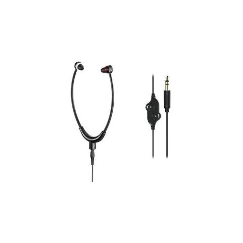 Thomson HED4408 Steto TV In Ear Kopfhörer kabelgebunden Schwarz Lautstärkeregelung