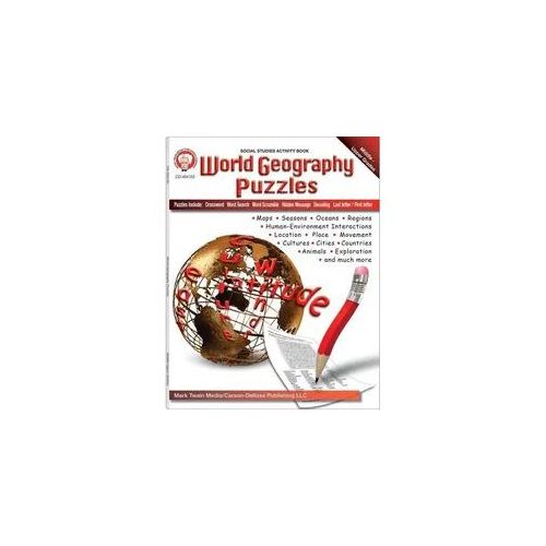 World Geography Puzzles, Grades 6 - 12