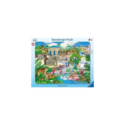 Besuch im Zoo, Rahmenpuzzle (Ravensburger 06661)