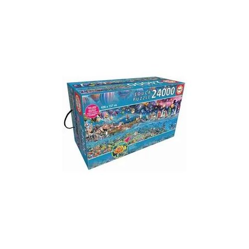 Carletto 9213434 - Educa, Life, Das Leben, Puzzle, 24000 Teile