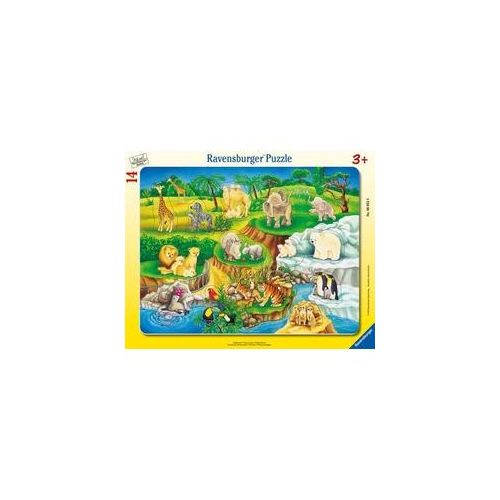 Ravensburger Zoobesuch Rahmenpuzzle