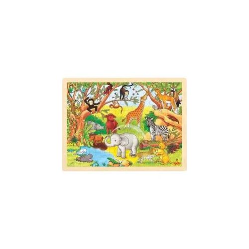 Goki 57892 - Einlegepuzzle Afrika