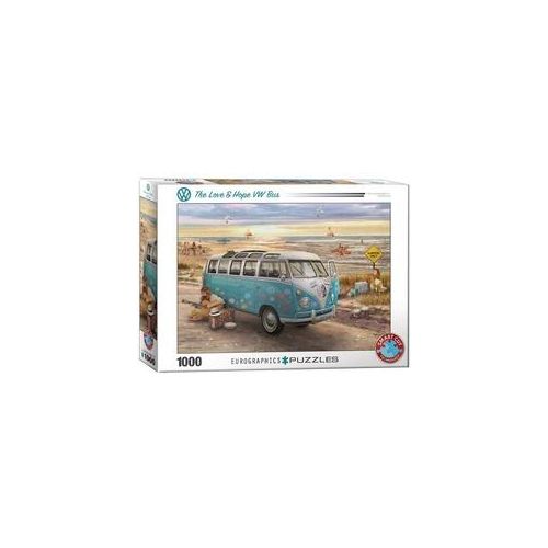 Eurographics 6000-5310 - Love & Hope VW Bus , Puzzle, 1.000 Teile