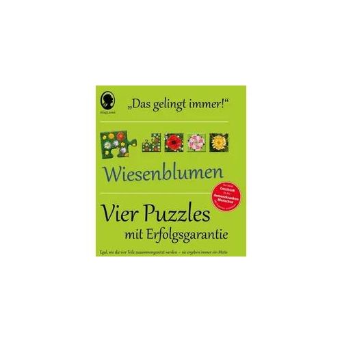 Das 'Gelingt-immer'-Puzzle Wiesenblumen. Das Puzzle-Spiel für Senioren mit Demenz