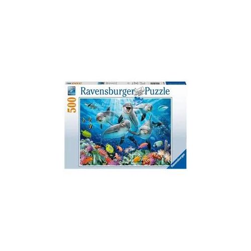 Puzzle Ravensburger Delfine im Korallenriff 500 Teile